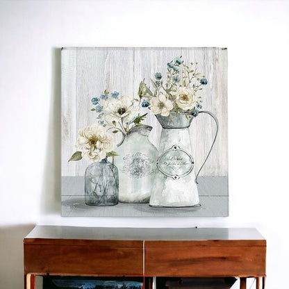 Rustic Flowers Unframed Print Wall Art