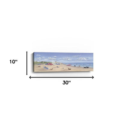 Dogs Rule The Beach Unframed Wall Art HomeRoots