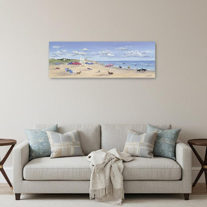 Dogs Rule The Beach Unframed Wall Art HomeRoots