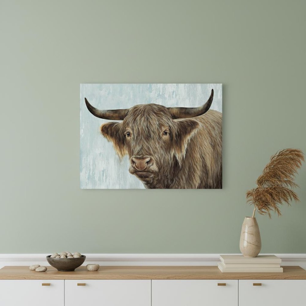 24" x 18" Bold No Bull Canvas Wall Art HomeRoots