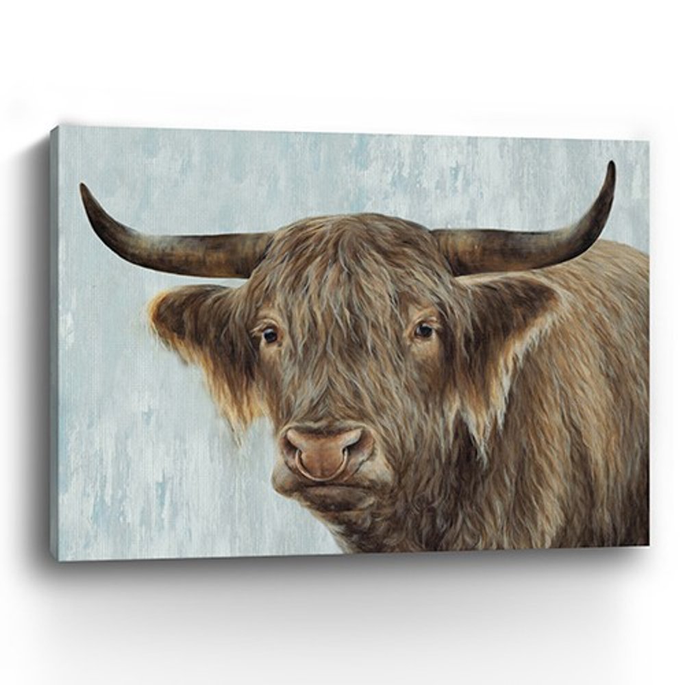 24" x 18" Bold No Bull Canvas Wall Art HomeRoots