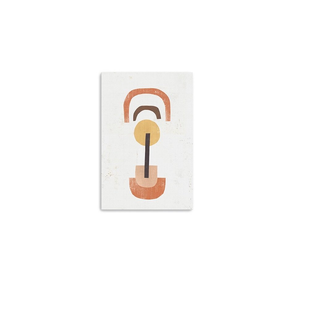 Abstract Shapes In Balance Unframed Print Wall Art HomeRoots