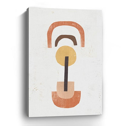 Abstract Shapes In Balance Unframed Print Wall Art HomeRoots