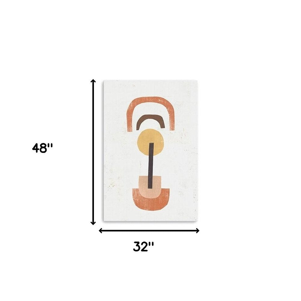 Abstract Shapes In Balance Unframed Print Wall Art — view 19