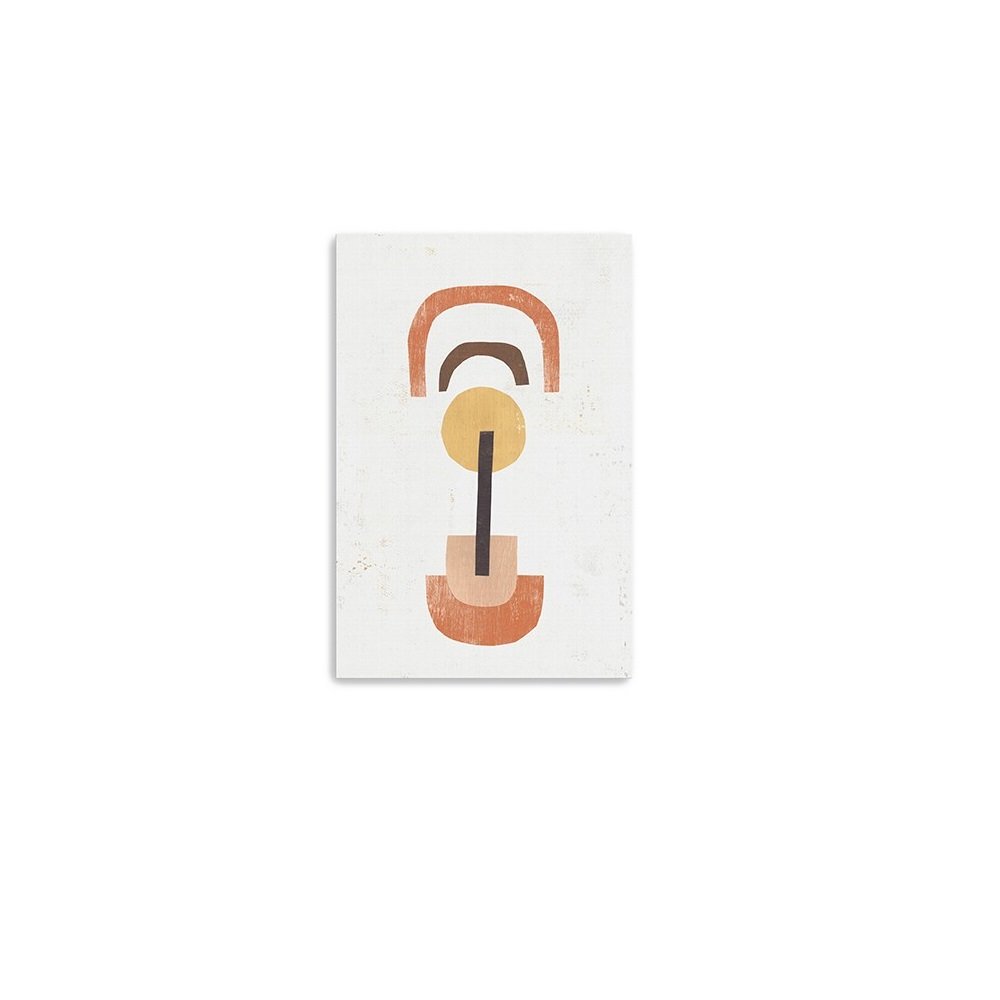 Abstract Shapes In Balance Unframed Print Wall Art HomeRoots