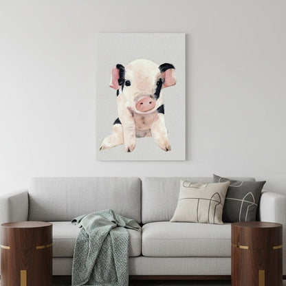 Cute Pink Piglet Unframed Print Wall Art HomeRoots