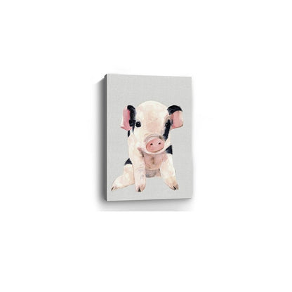 Cute Pink Piglet Unframed Print Wall Art HomeRoots