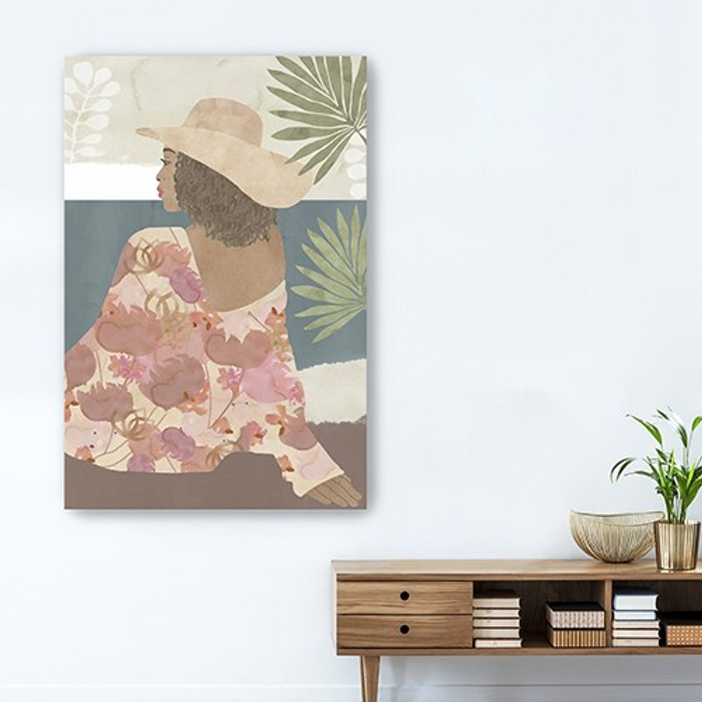Bohemian Terracotta Lady Unframed Print Wall Art HomeRoots
