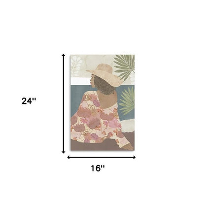 Bohemian Terracotta Lady Unframed Print Wall Art HomeRoots