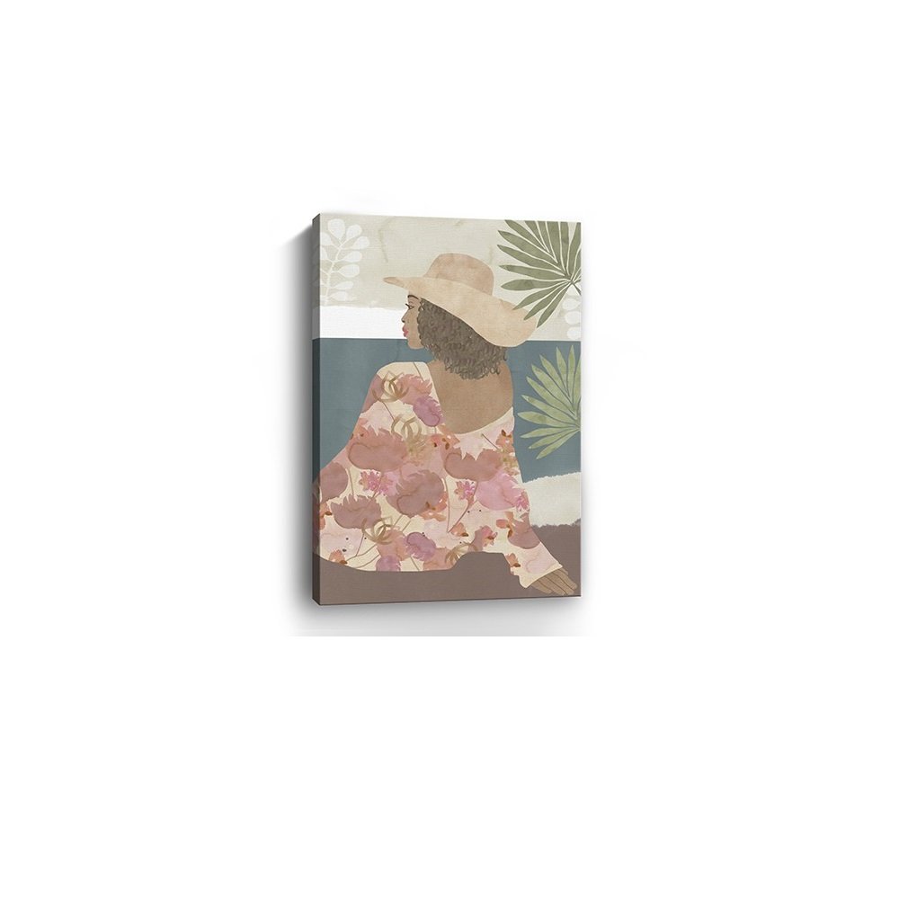 Bohemian Terracotta Lady Unframed Print Wall Art HomeRoots