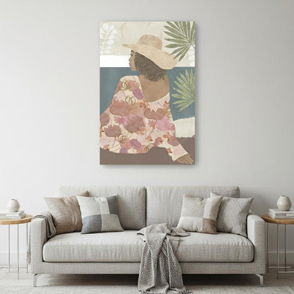 Bohemian Terracotta Lady Unframed Print Wall Art HomeRoots
