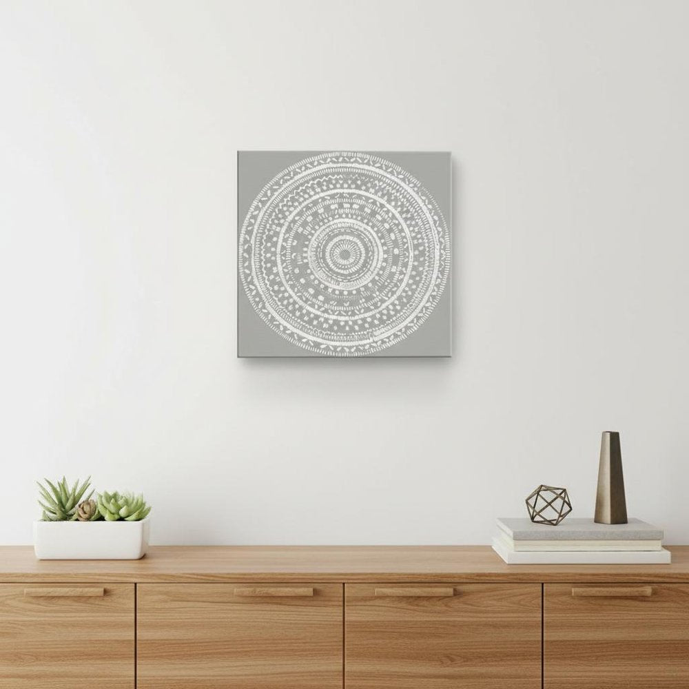 Boho White Mandala Unframed Print Wall Art HomeRoots