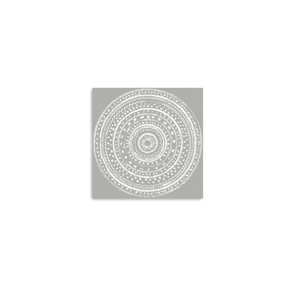 Boho White Mandala Unframed Print Wall Art HomeRoots
