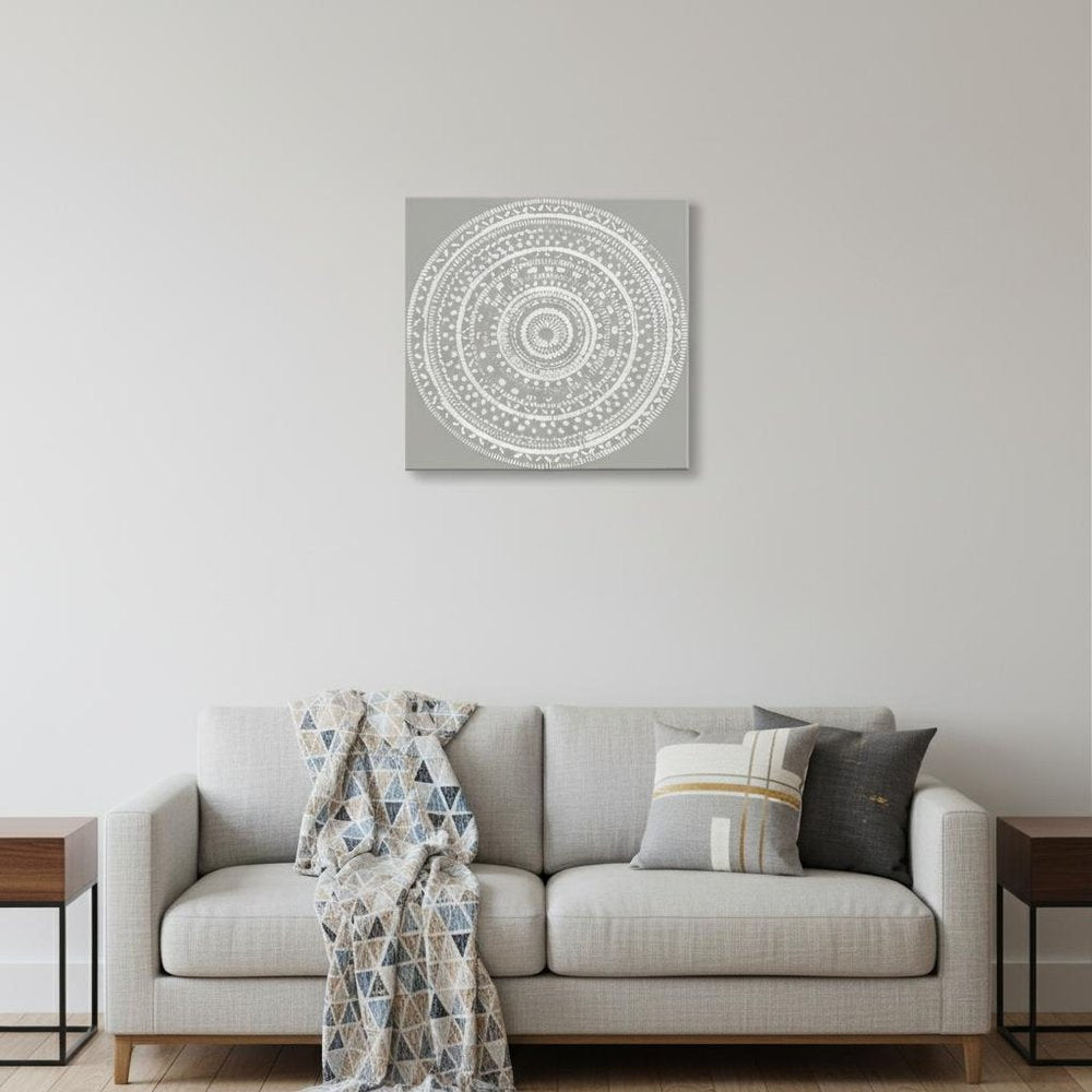 Boho White Mandala Unframed Print Wall Art HomeRoots