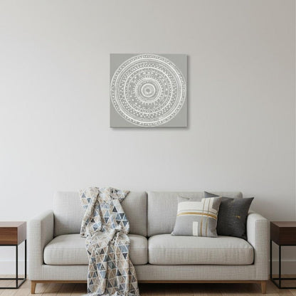 Boho White Mandala Unframed Print Wall Art HomeRoots