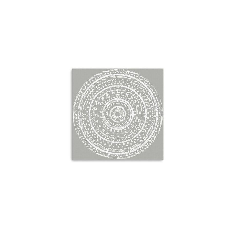 Boho White Mandala Unframed Print Wall Art — view 13