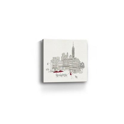 Nyc Cafline Work Unframed Print Wall Art HomeRoots