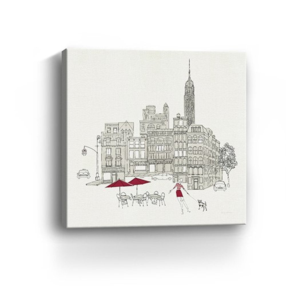 Nyc Cafline Work Unframed Print Wall Art HomeRoots