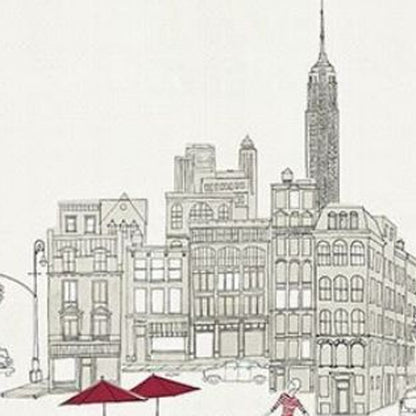 Nyc Cafline Work Unframed Print Wall Art