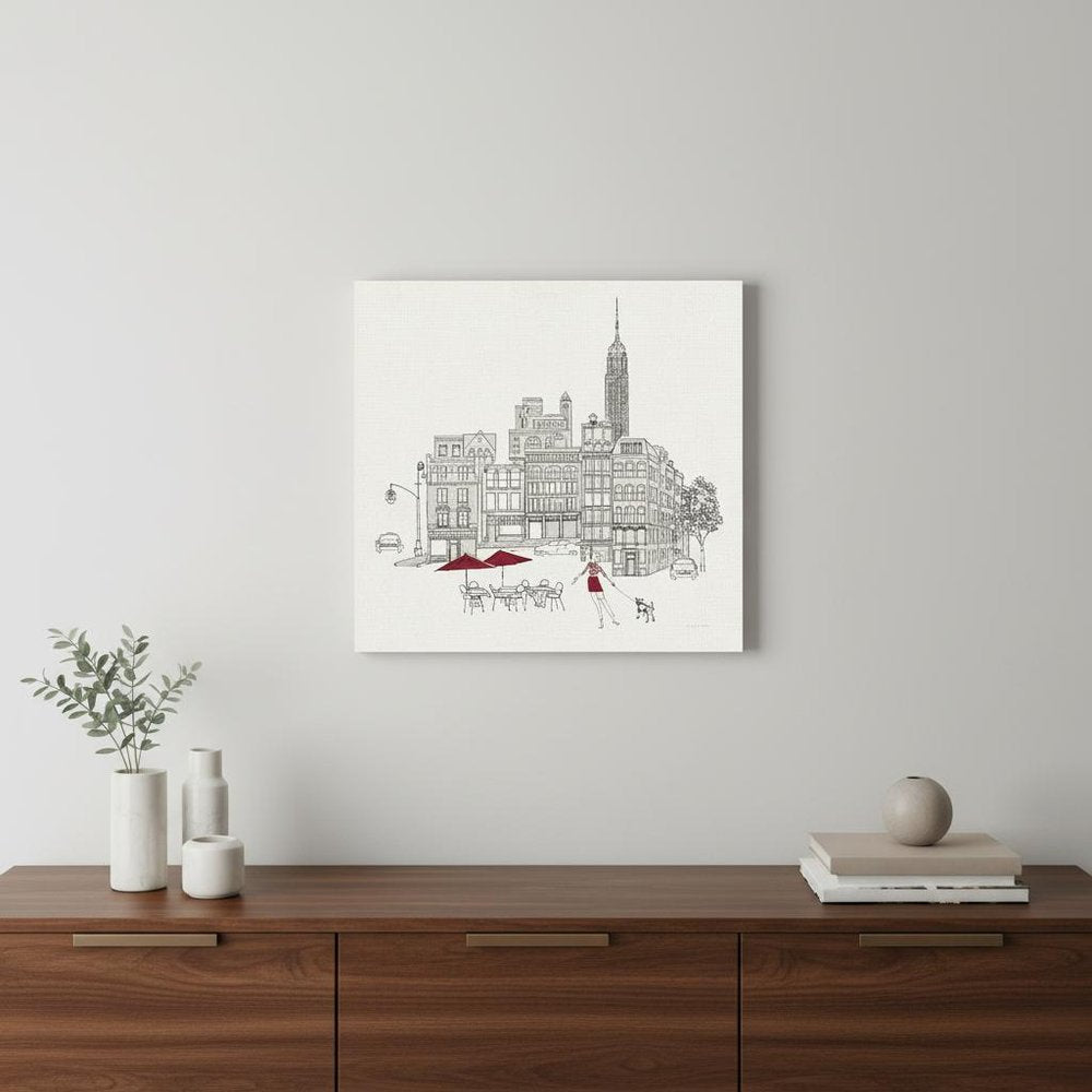 Nyc Cafline Work Unframed Print Wall Art HomeRoots