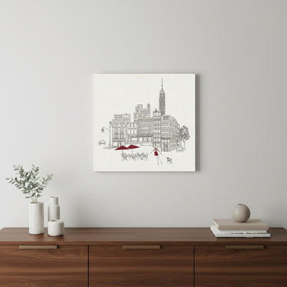 Nyc Cafline Work Unframed Print Wall Art HomeRoots