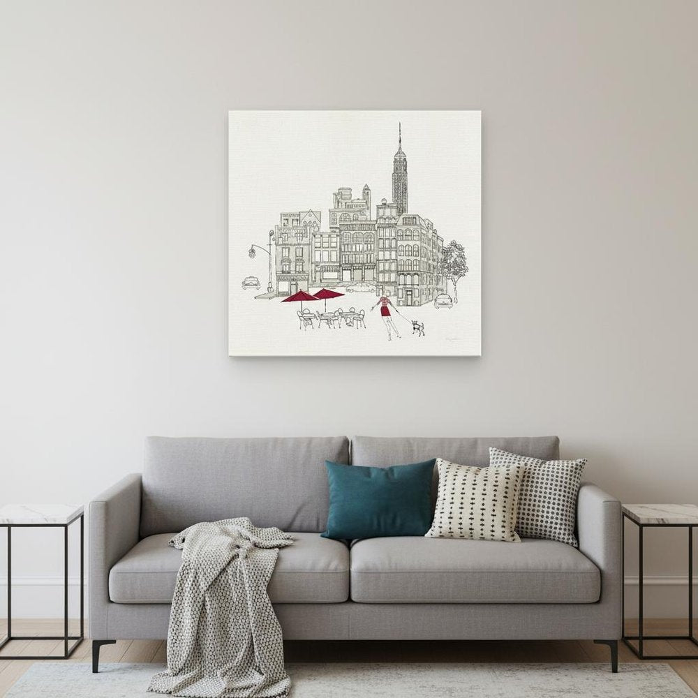 Nyc Cafline Work Unframed Print Wall Art HomeRoots