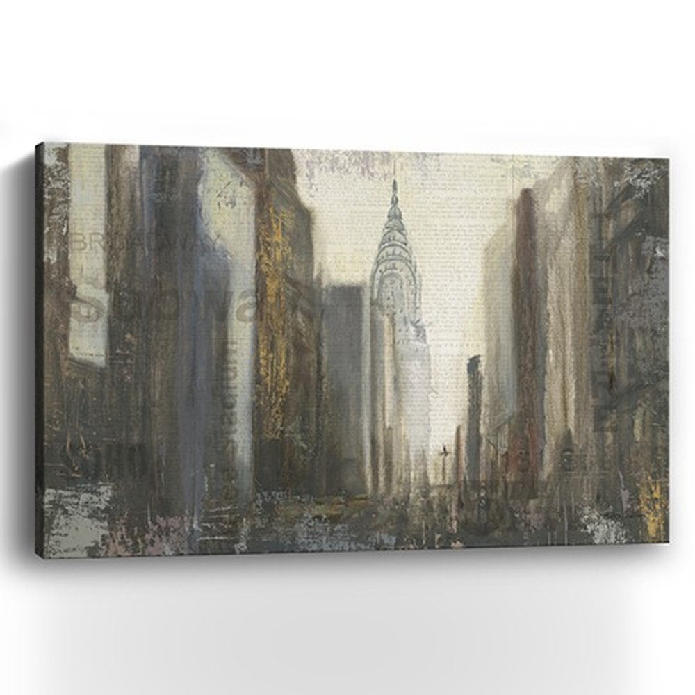Nyc Urban Street Scene Unframed Print Wall Art — view 3