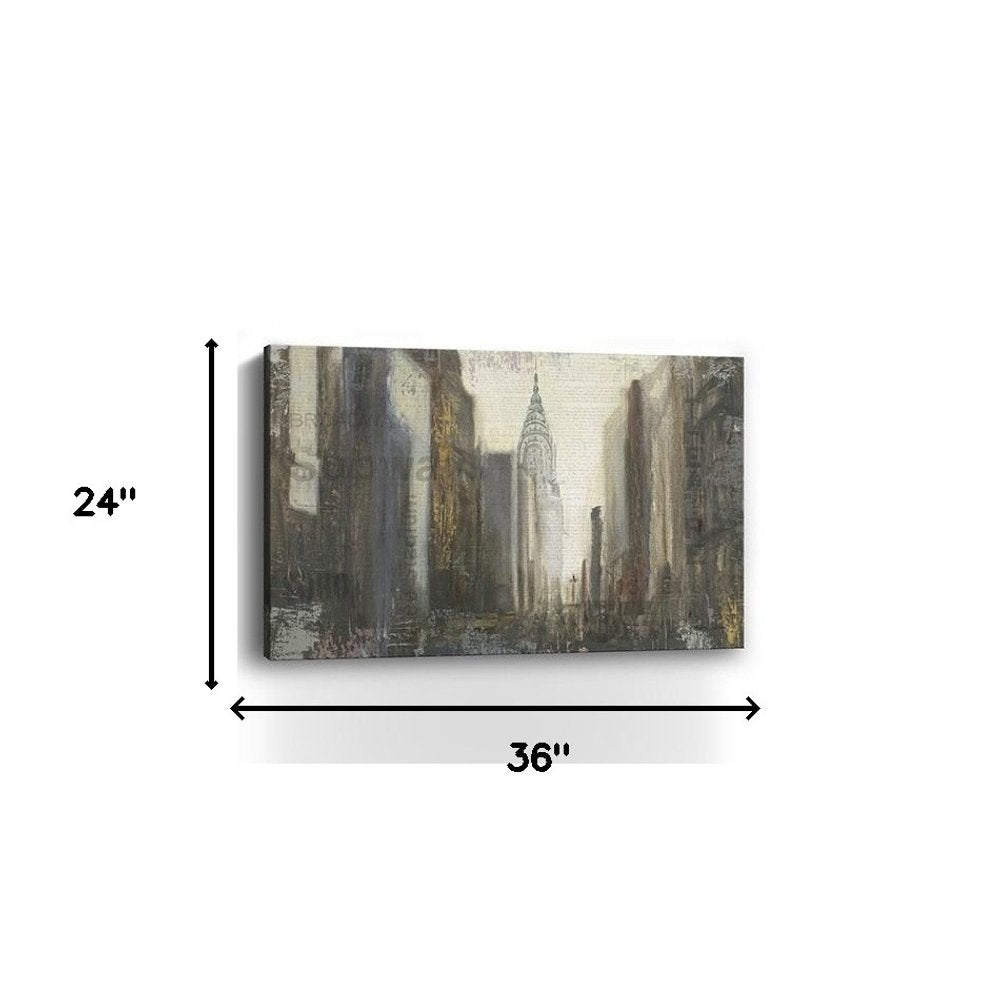 Nyc Urban Street Scene Unframed Print Wall Art HomeRoots