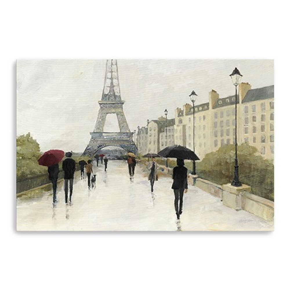 Parisian Rainy Day Unframed Print Wall Art — view 9