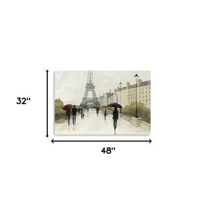 Parisian Rainy Day Unframed Print Wall Art HomeRoots