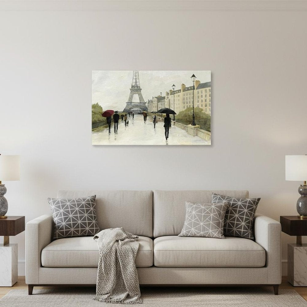 Parisian Rainy Day Unframed Print Wall Art HomeRoots