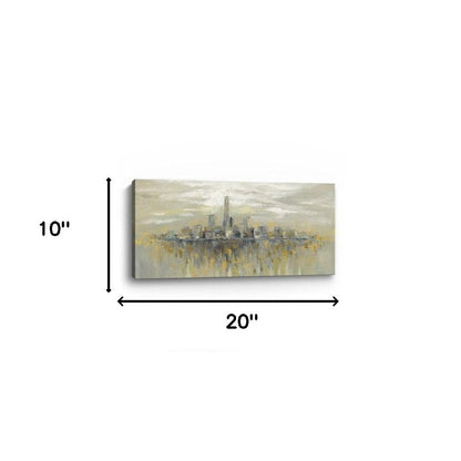 Artistic Manhattan City Skyline Unframed Print Wall Art HomeRoots