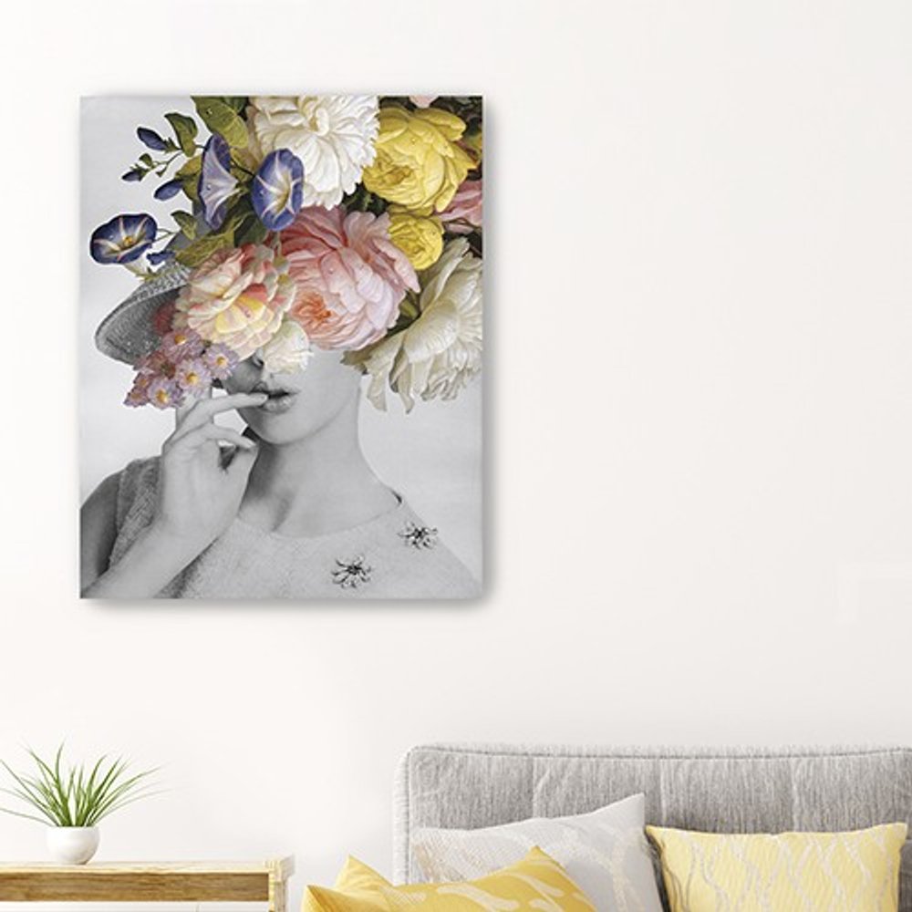 Glamorous Garden Party Dress Up Unframed Print Wall Art — view 2