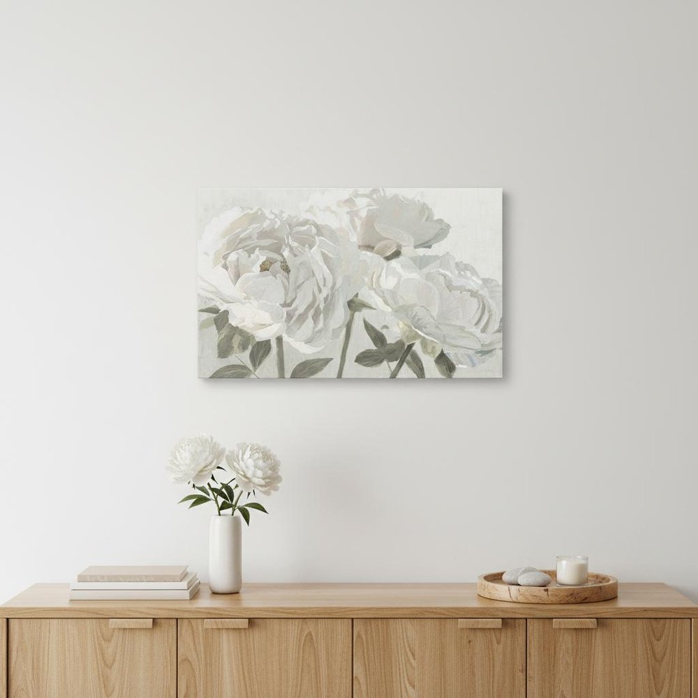Neutral Flowers In Bloom Unframed Print Wall Art HomeRoots
