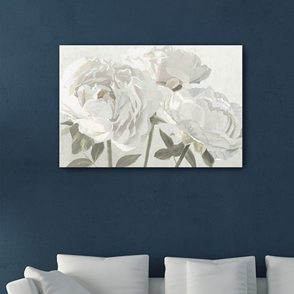 Neutral Flowers In Bloom Unframed Print Wall Art HomeRoots