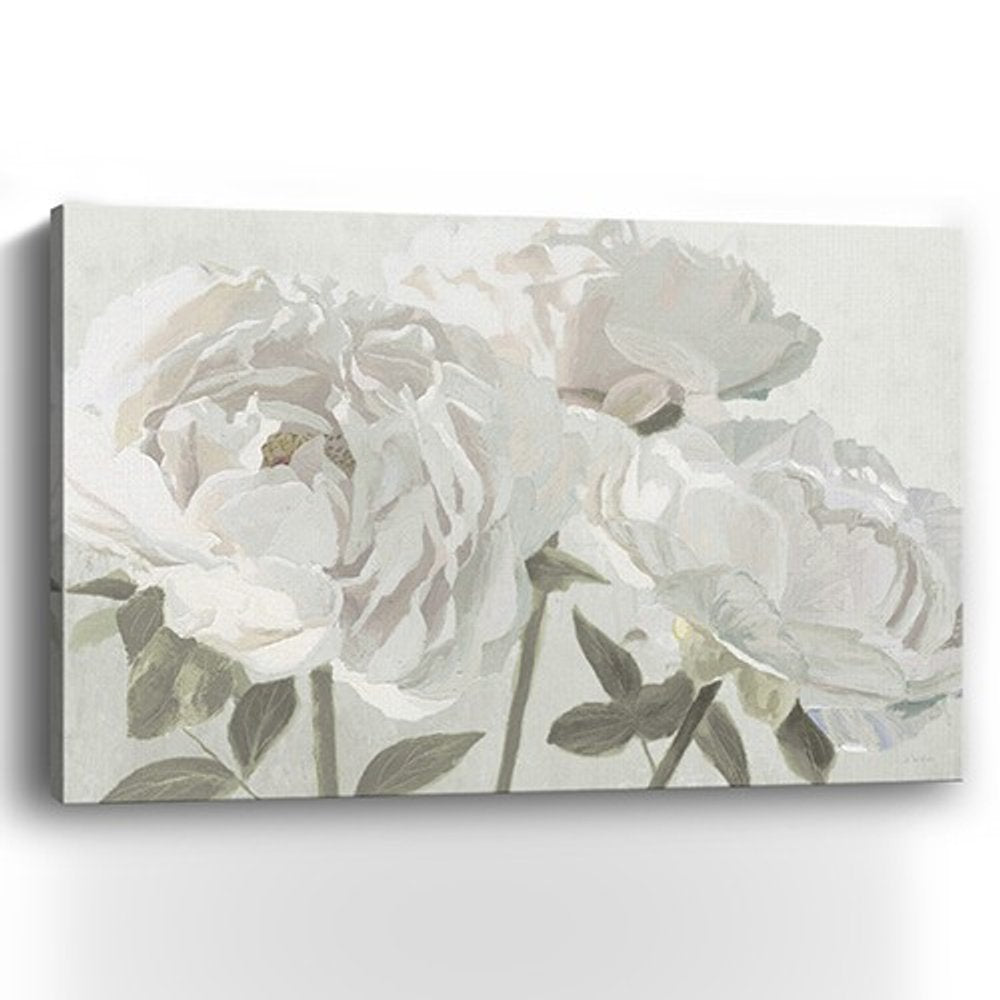 Neutral Flowers In Bloom Unframed Print Wall Art HomeRoots