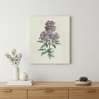 Singular Purple Blossom Branch Unframed Print Wall Art HomeRoots