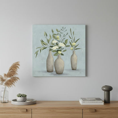 Bohemian Flowers In Ceramic Vases Unframed Print Wall Art HomeRoots