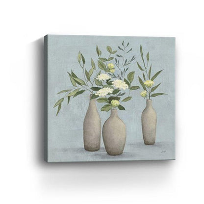 Bohemian Flowers In Ceramic Vases Unframed Print Wall Art HomeRoots