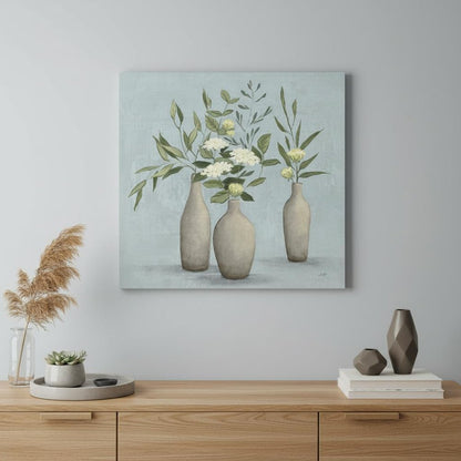 Bohemian Flowers In Ceramic Vases Unframed Print Wall Art HomeRoots