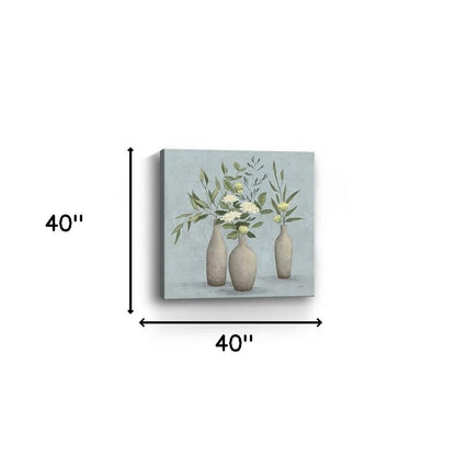 Bohemian Flowers In Ceramic Vases Unframed Print Wall Art HomeRoots
