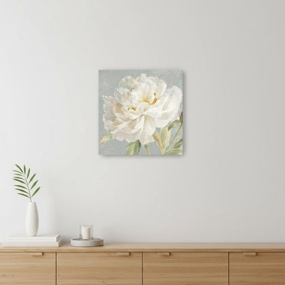 Angelic White Peony Flower Unframed Print Wall Art HomeRoots
