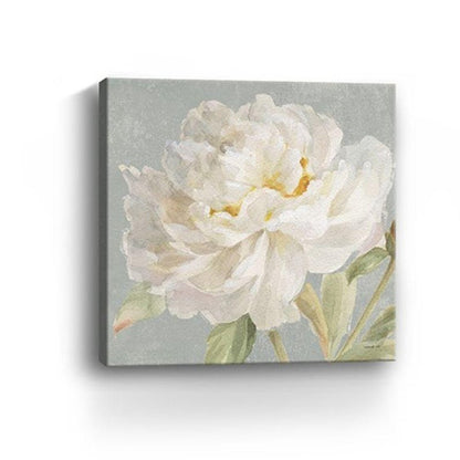 Angelic White Peony Flower Unframed Print Wall Art HomeRoots
