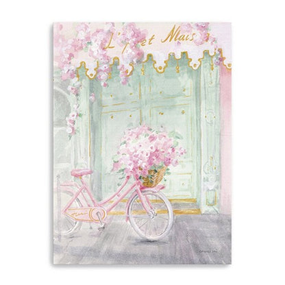 Pretty Pastel Pink Paris Unframed Print Wall Art HomeRoots