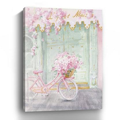Pretty Pastel Pink Paris Unframed Print Wall Art HomeRoots