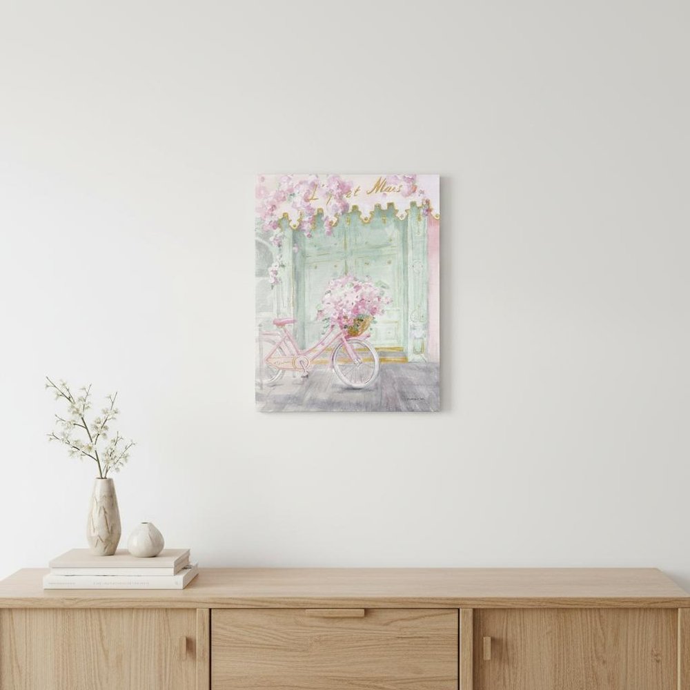Pretty Pastel Pink Paris Unframed Print Wall Art HomeRoots