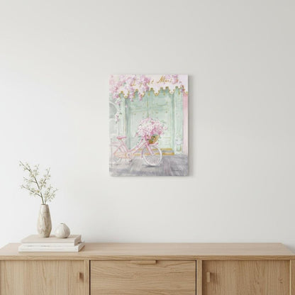 Pretty Pastel Pink Paris Unframed Print Wall Art HomeRoots