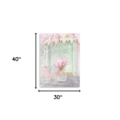 Pretty Pastel Pink Paris Unframed Print Wall Art HomeRoots