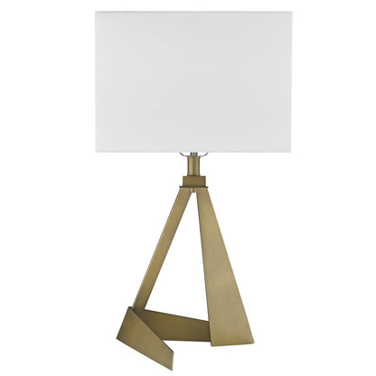 25" Brass Novelty Table Lamp With Shade HomeRoots
