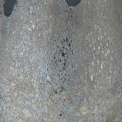 30" Teal Blue Concrete Table Lamp With Cream Empire Shade HomeRoots